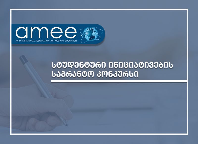 AMEE  აცხადებს სტუდენტური ინიციატივების საგრანტო კონკურსს image
