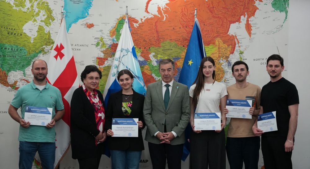 თსსუ საერთაშორისო სიმულაციური კონკურსის ფინალშია - ლიონში გამგზავრების წინ თსსუ-ის რექტორთან შეხვედრა გაიმართა