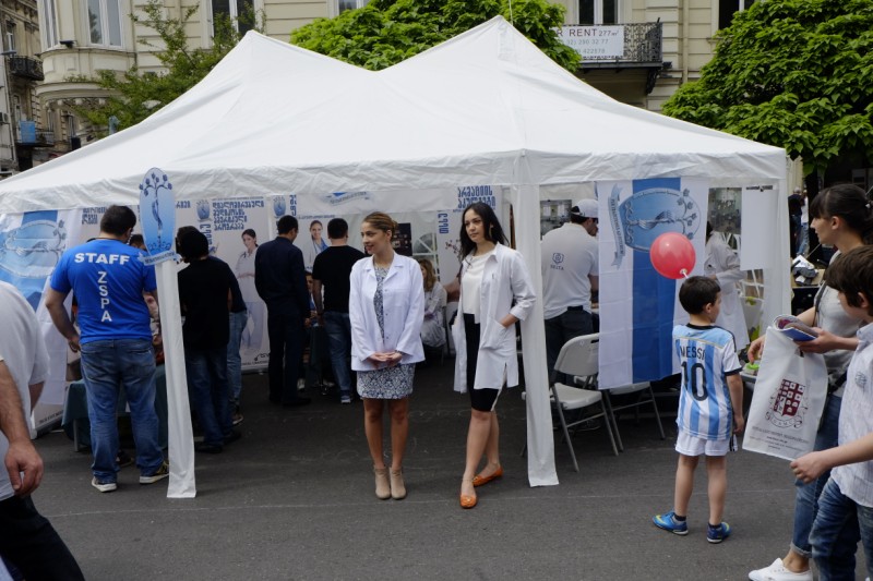 Tbilisi State Medical University at the Ceremony Devoted to May 26 - Independence Day