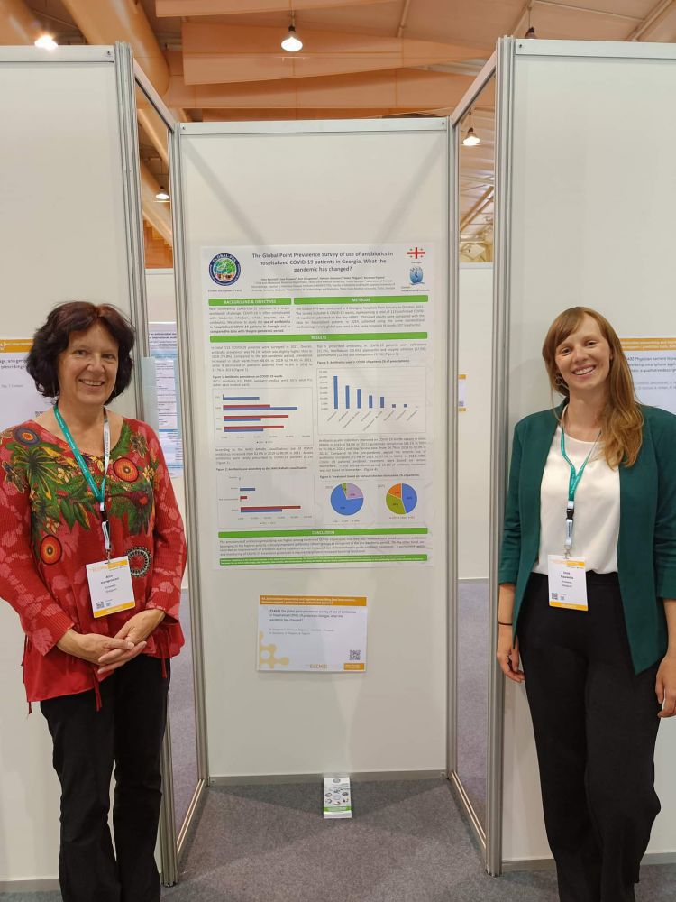 A poster presentation and an abstract was presented by the Tbilisi State Medical University at the 32nd European Congress of Clinical Microbiology & Infectious Diseases in Lisbon
