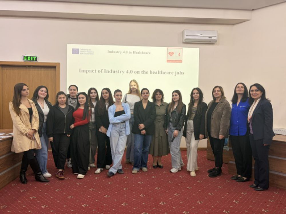 Erasmus+ პროგრამის ფარგლებში პროფესორმა ასტა მაზიონიენემ თსსუ-ის სტუდენტებისთვის ლექცია ჩაატარა