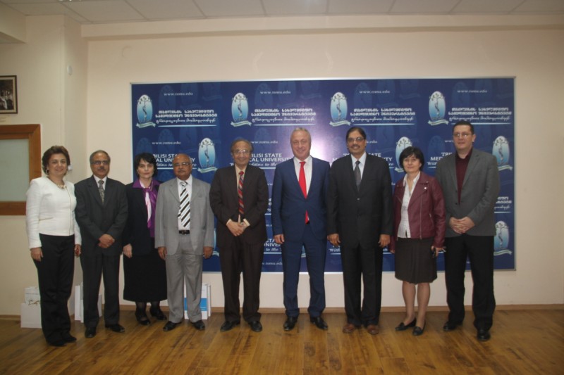 Delegation of Medical Council of India visited to Tbilisi State Medical University