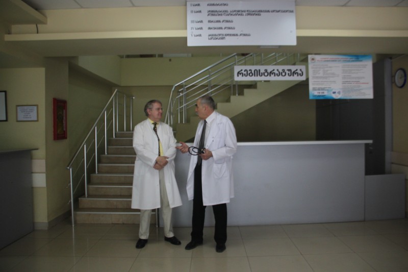 German Professor Michael Lentze visited TSMU Givi Zhvania Pediatric Academic Clinic