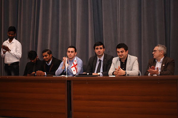 The introductory -meeting for the first year international students of TSMU
