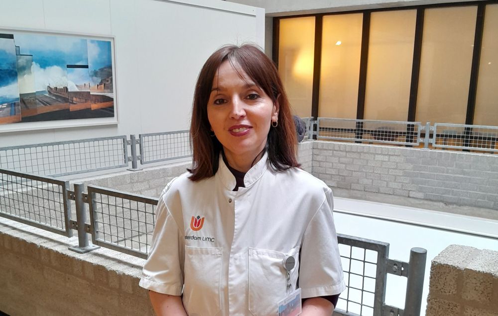 თბილისის სახელმწიფო სამედიცინო უნივერსიტეტის ასისტენტ-პროფესორ თეა გეგენავას ვიზიტი ამსტერდამის უნივერსიტეტში