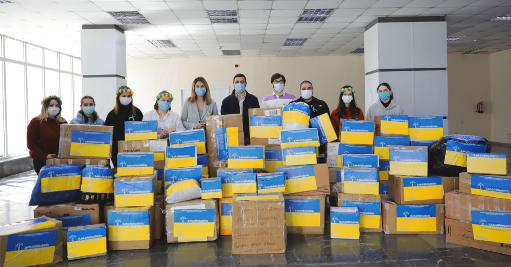 Tbilisi State Medical University supports Ukrainian citizens