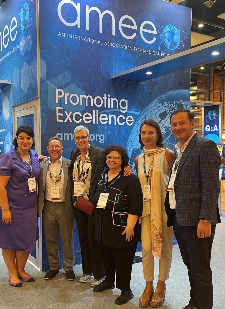 Tbilisi State Medical University delegation at the International Association for Medical Education (AMEE) conference