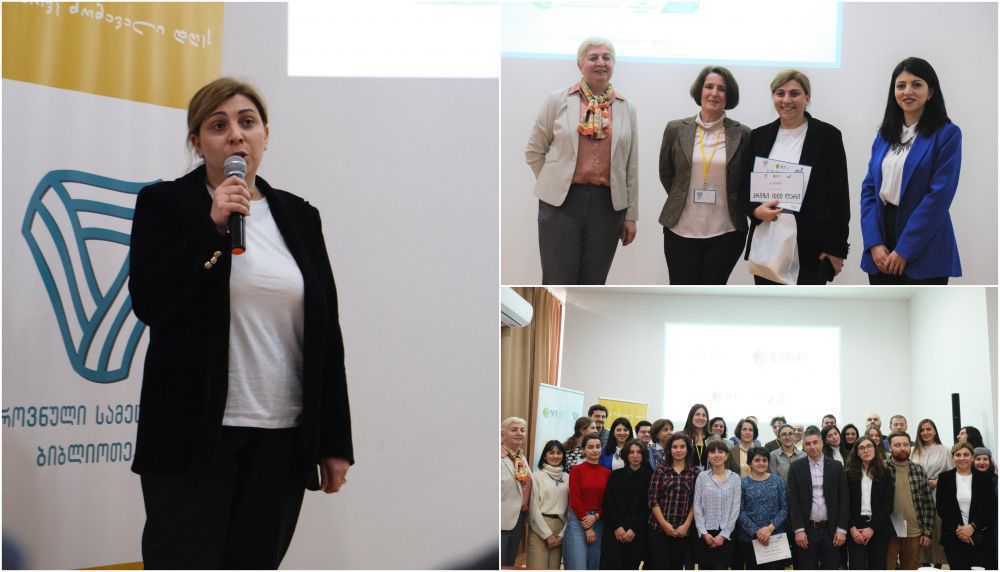 Tbilisi State Medical University doctoral student Natia Katamadze is the winner of the Three Minute Thesis (3MT) competition