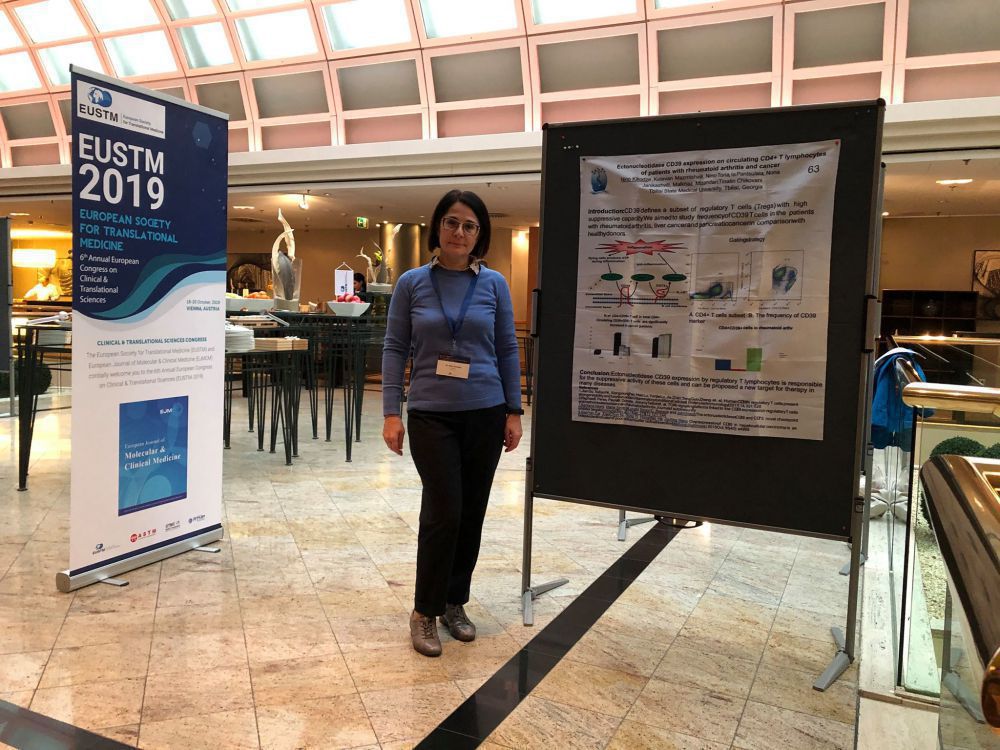  Assoc. Prof. Nino Kikodze participated the 6th Annual European Congress on Clinical and Translational Medicine EUSTM - 2019