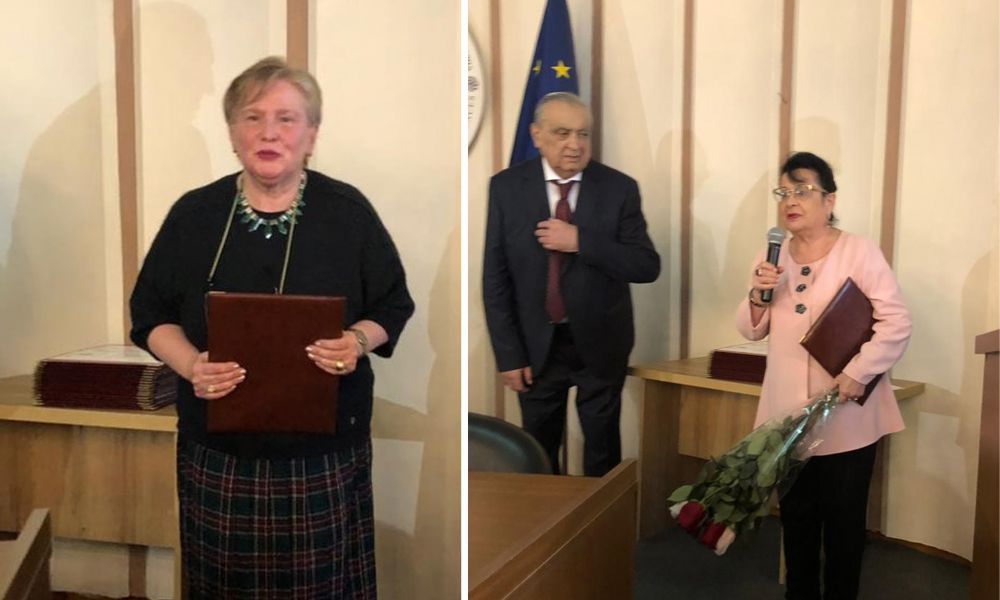 თსსუ-ის პროფესორი ირინე კვაჭაძე და მოწვეული მასწავლებელი ნანა ხელაია საქართველოს მეცნიერებათა ეროვნული აკადემიის პრემიის ლაურეატები გახდნენ