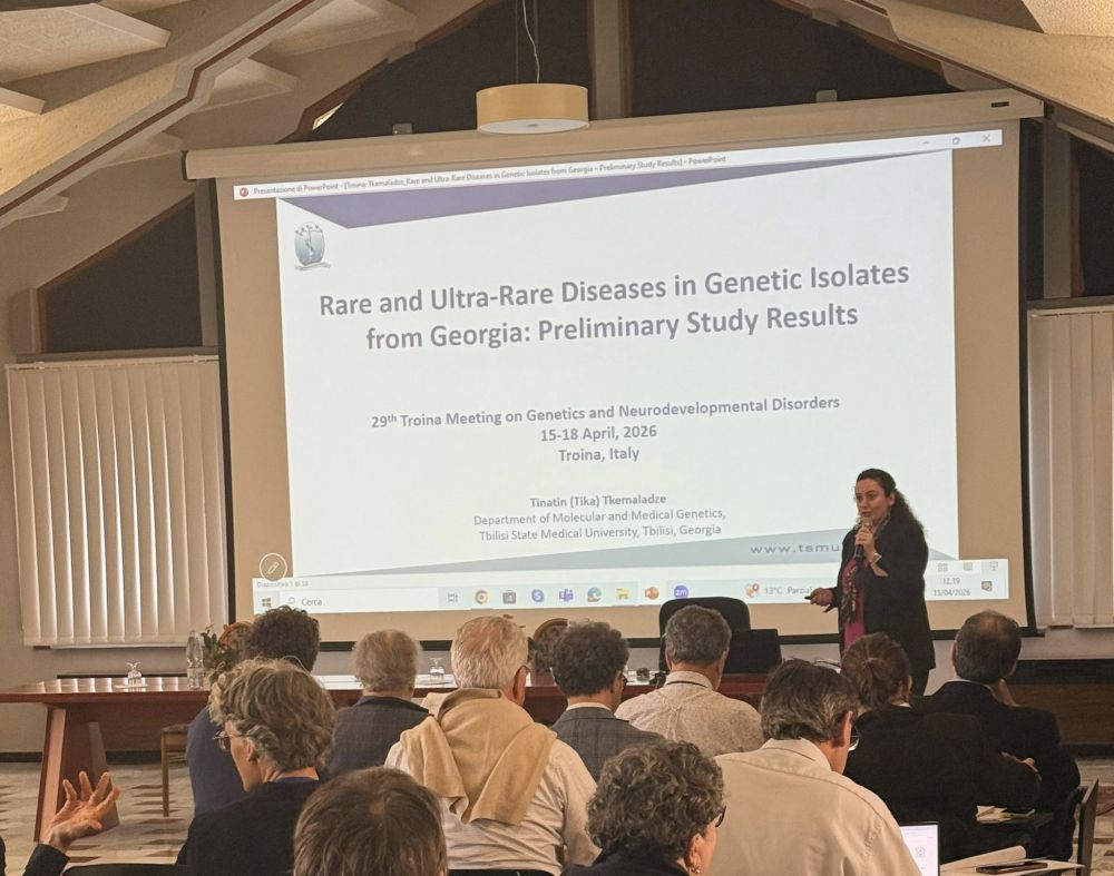 თსსუ ნეიროგანვითარების დარღვევების გენეტიკის მე-20 საერთაშორისო შეხვედრაზე