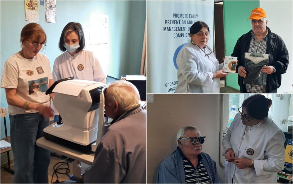 The Lion's Eye Diabetic Clinic and the TSMU Department of Ophthalmology representatives conducted free ophthalmologic and endocrinological examinations for the veterans