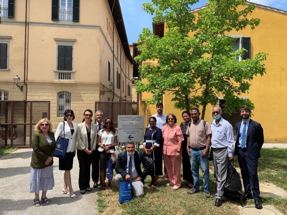 TSMU delegation visit at the University of Pisa