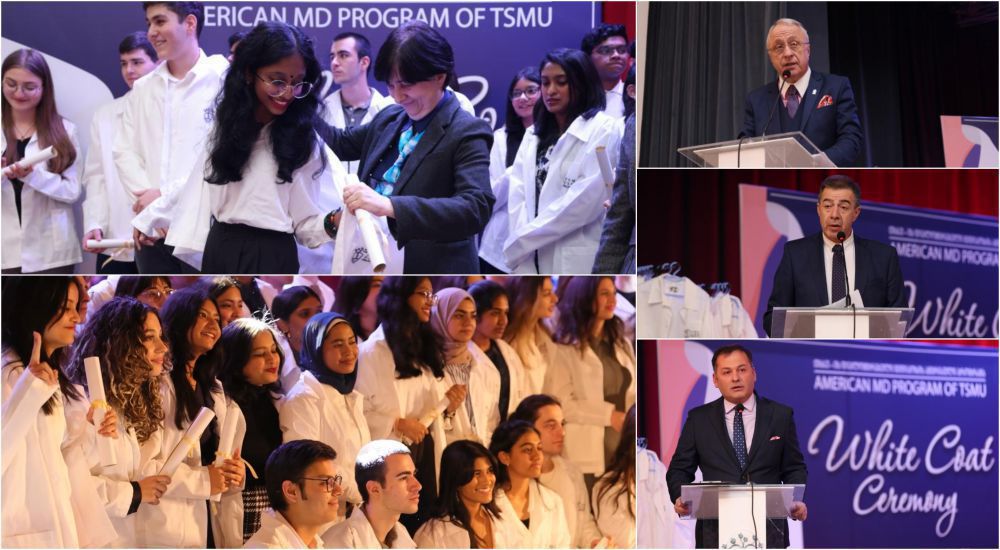 TSMU White Coat Ceremony of the American MD Program Students
