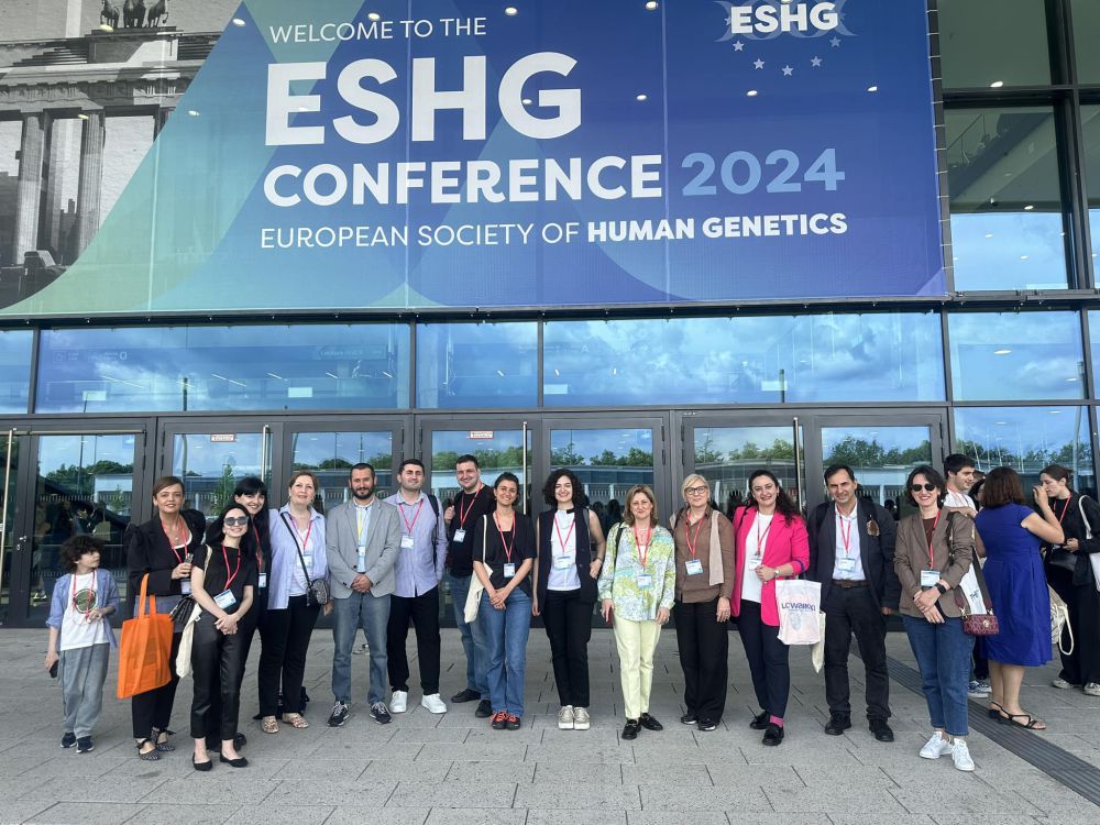 Professors of the Department of Molecular and Medical Genetics, TSMU students and doctoral candidate participated in the conference organized by the  (European Society of Human Genetics (ESHG)