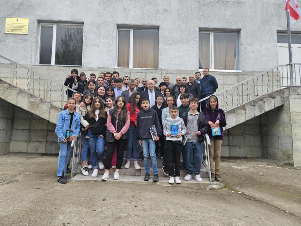 TSMU Professors at Shuakhevi Municipality Public School