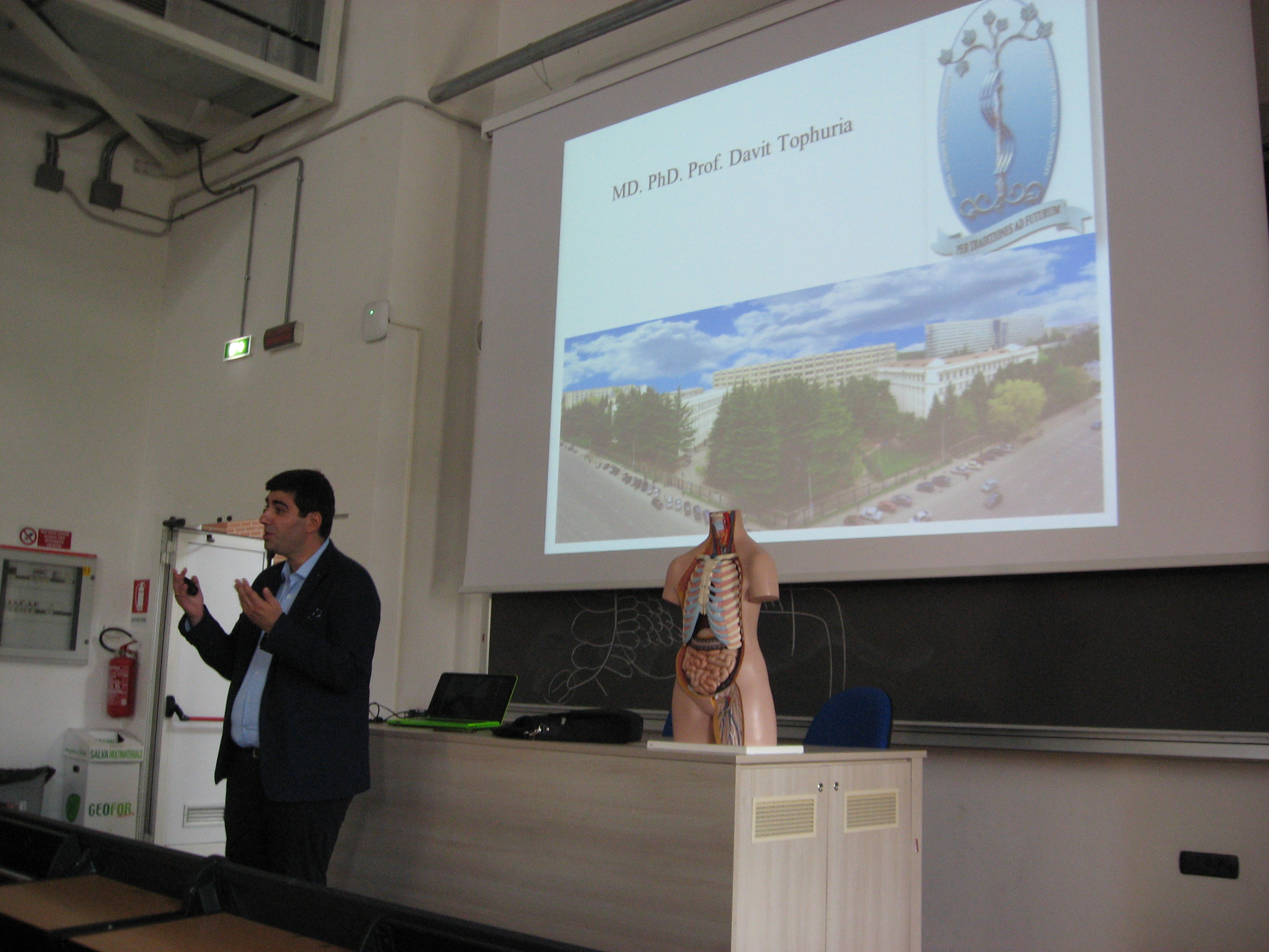 Davit Tophuria - The Head of the International Students Education Department of TSMU was in a Business Trip in Italy