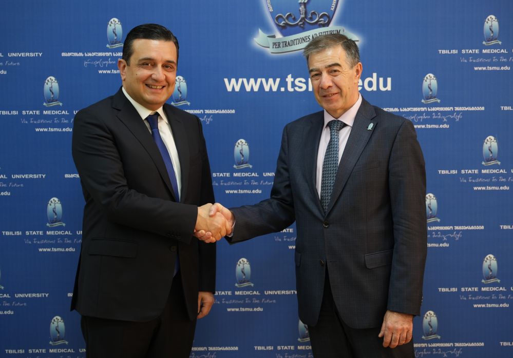 თსსუ-ს სომხეთის სამედიცინო უნივერსიტეტის დელეგაცია ეწვია