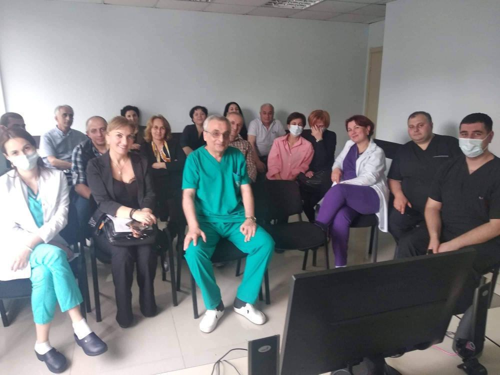 ანესთეზიოლოგებისა და რეანიმატოლოგების ტრენინგები თსსუ-ის პირველ საუნივერსიტეტო კლინიკაში 