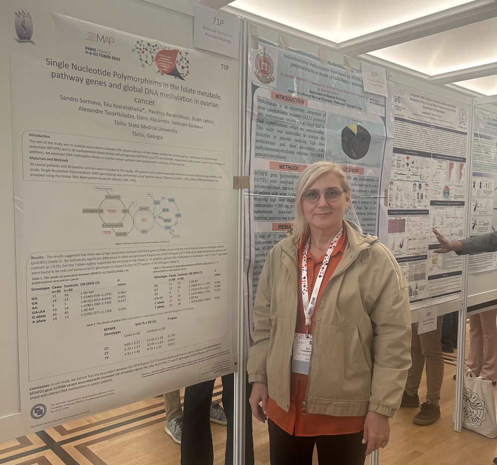 Associate Professor Eka Kvaratskhelia at the Molecular Analysis for Precision Oncology Congress (MAP) 2023