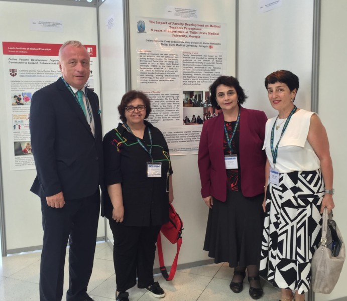 Delegation of Tbilisi State Medical University in Barcelona