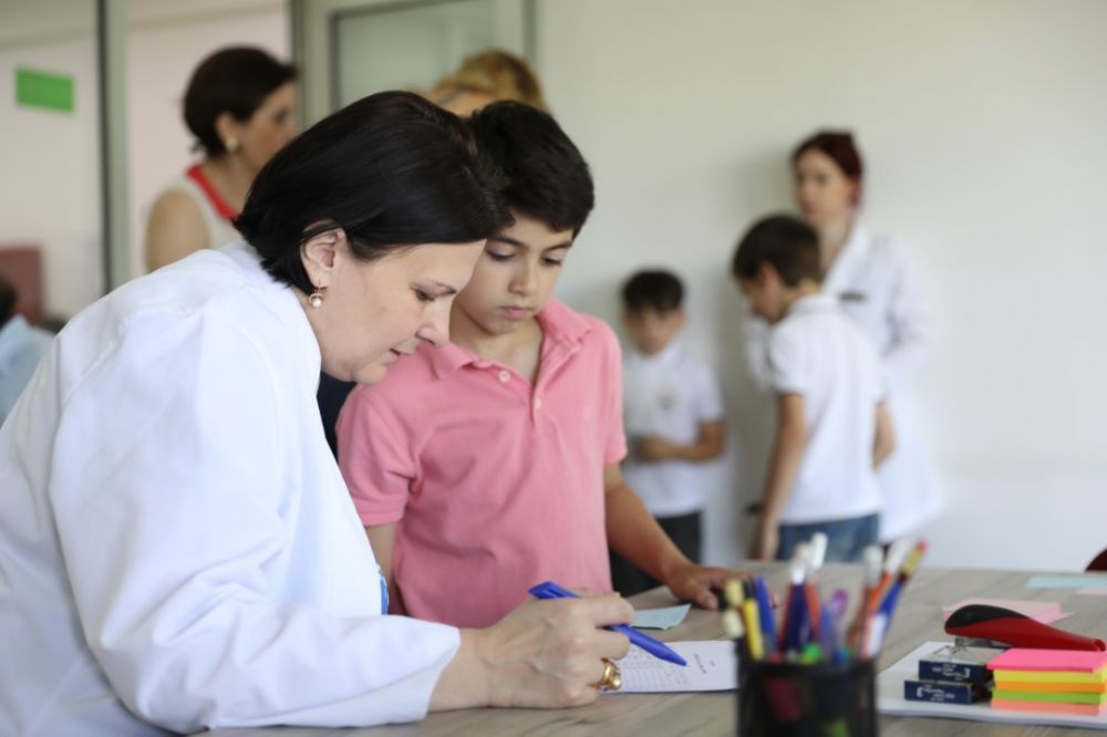Visit of Givi Zhvania Academic Clinic of Pediatry at St. George’s British-Georgian School