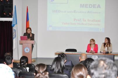 With ERASMUS  MUNDUS Project “MEDEA” (MEDical Universities Alliance) are  interested in Armenia