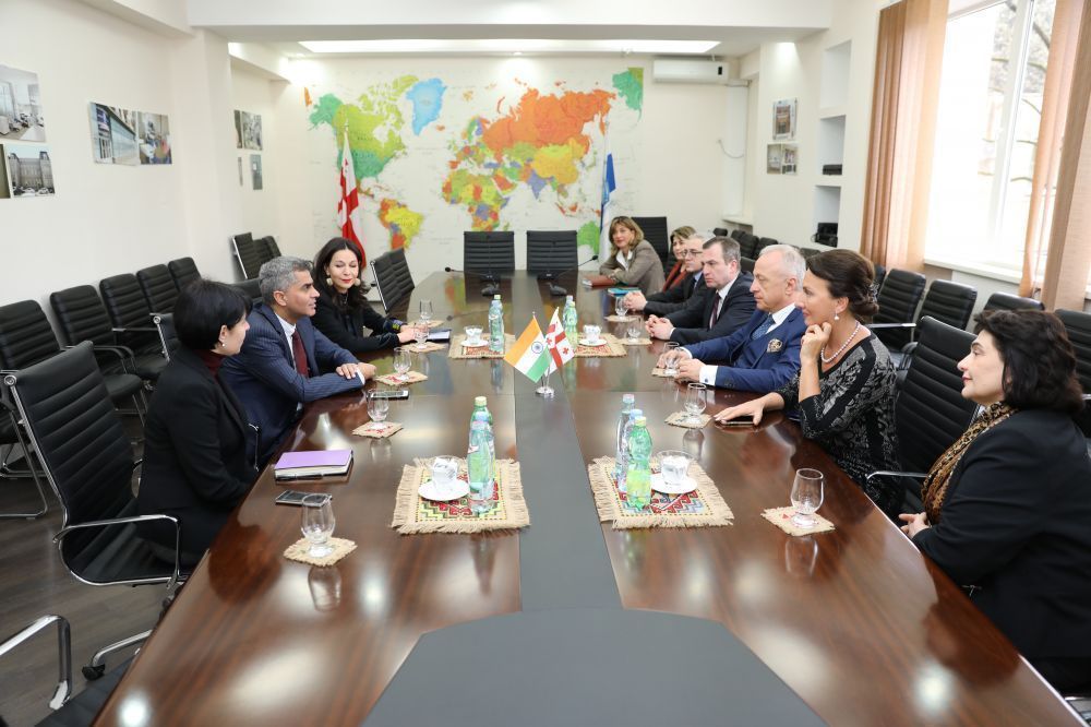 Ambassador of India to Armenia and Georgia Visited Tbilisi State Medical University