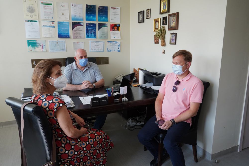 Klaipeda State University of Applied Sciences (Lithuania) and University of Pisa (Italia) representatives at the Tbilisi State Medical University
