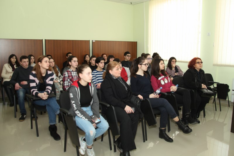 Pupils of Georgian National Youth Palace at TSMU