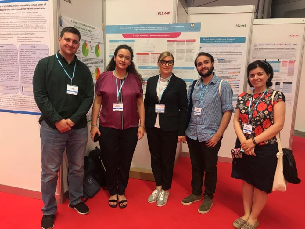 Representatives of TSMU Molecular and Medical Genetics Department Participated in European Human Genetics Conference ESHG 2019