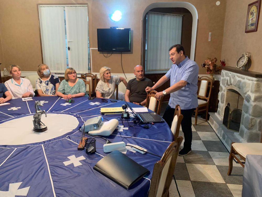 პროფესორ ზაზა ბოზუას ვიზიტი თელავში