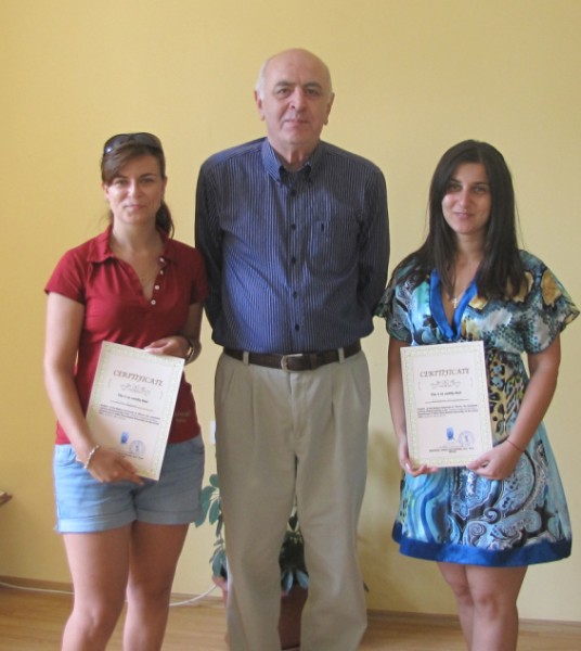Bulgarian Students Were Awarded the Certificates 