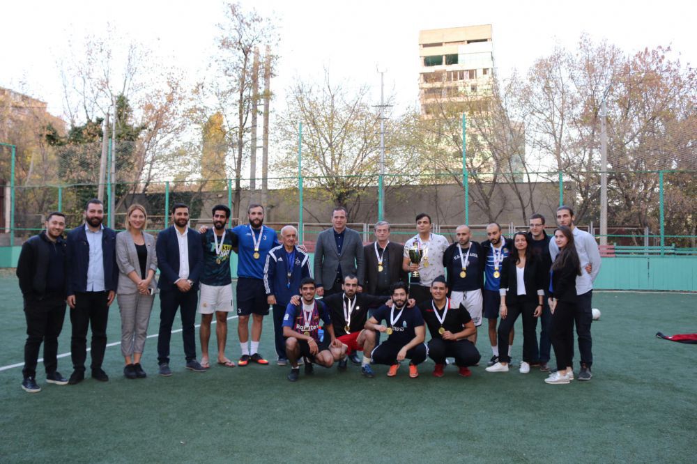 TSMU Student Self Government organized football tournament in frames of Sports Festival Ludus