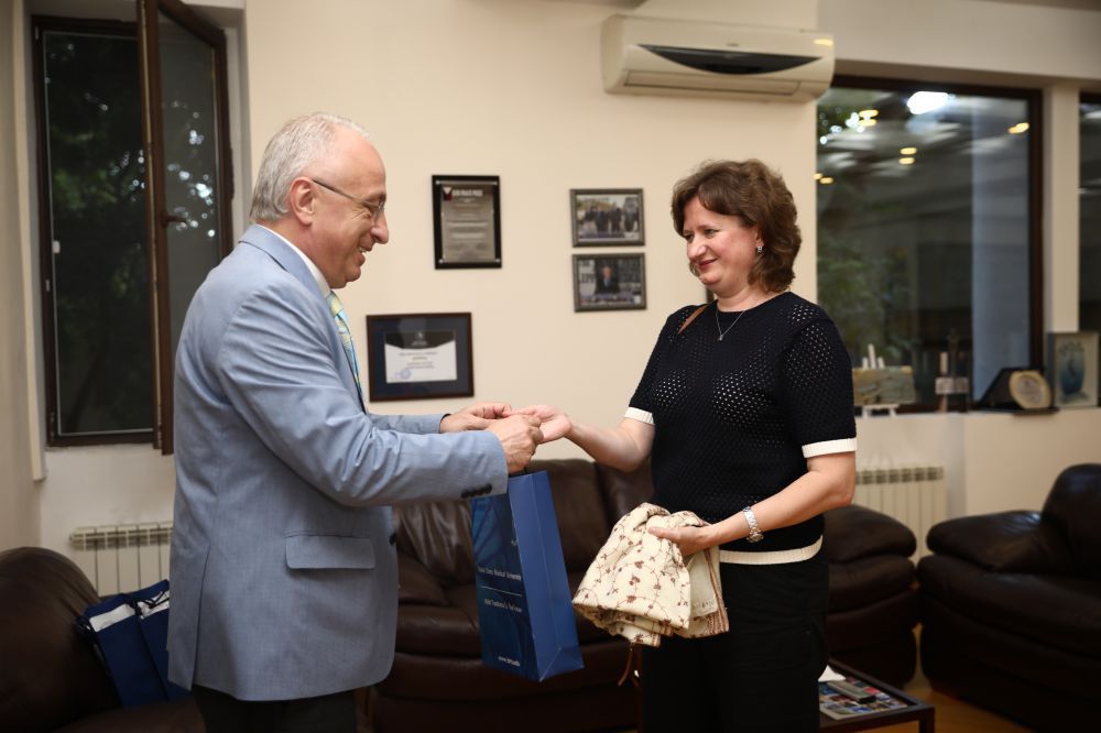 The visit of Ukrainian Professor Tatiana Ilashchuk to Tbilisi State Medical University