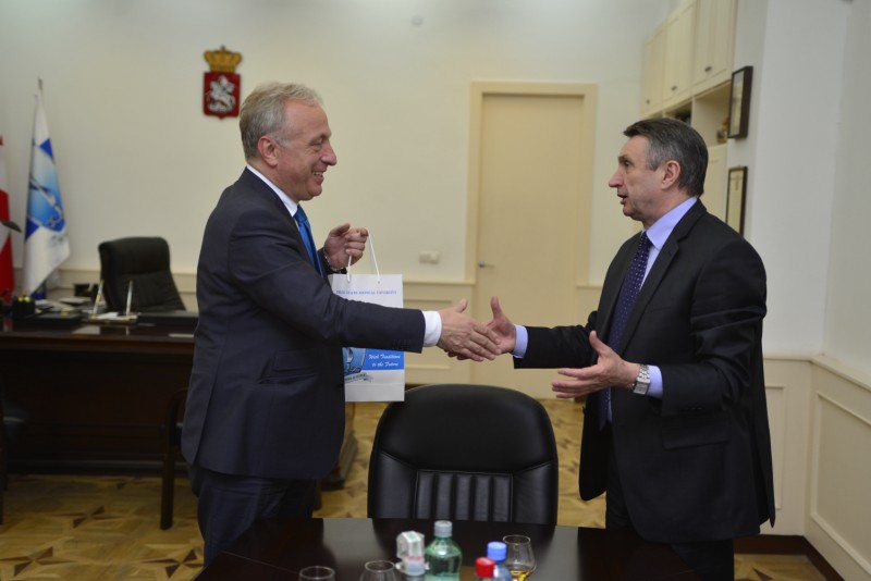 Visit of the Extraordinary and Plenipotentiary Ambassador of Ukraine in Georgia, His Excellency Vasil Tsibenko at TSMU