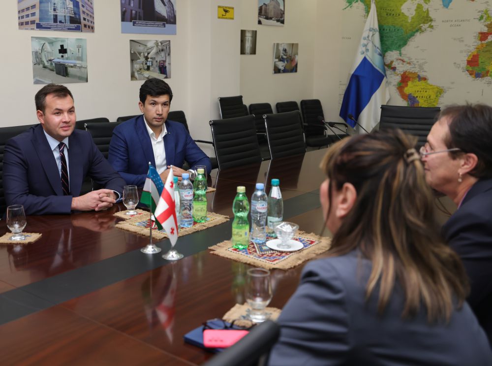 Visit of the Uzbekistan delegation at Tbilisi State Medical University.