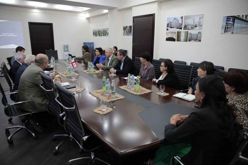 Visit of Virginia Polytechnic Institute and State University Delegation and Millennium Challenge Georgia at TSMU